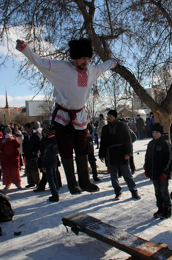 21 февраля на ЦГЯ горожане проводили Масленицу